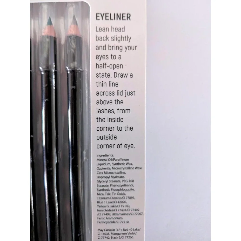 Max Studio 6 Pro Pencil Eyeliners Gift Set Multi-Color Long Wear Eye Makeup New
